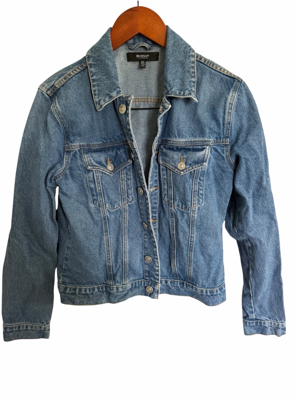 Hudson Jeans Light Blue Denim Jacket - Picture 2 of 10